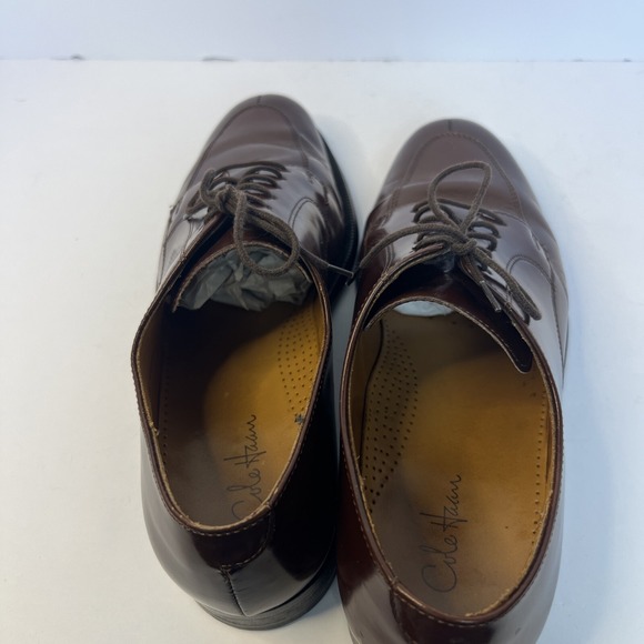 Cole‎ Haan Calhoun Mens Size 9.5D Shoes Leather Oxford Derby Mahogany Dress Wbox main image 4
